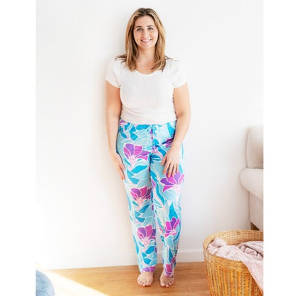 Floral Waves PJ Pants