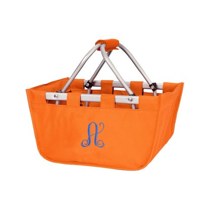 Personalized Mini Orange Market Tote