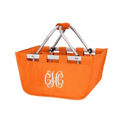 Personalized Mini Orange Market Tote