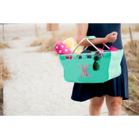 Personalized Mint Market Tote