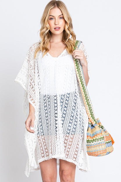 Gracie Multi Color Straw Bucket Bag