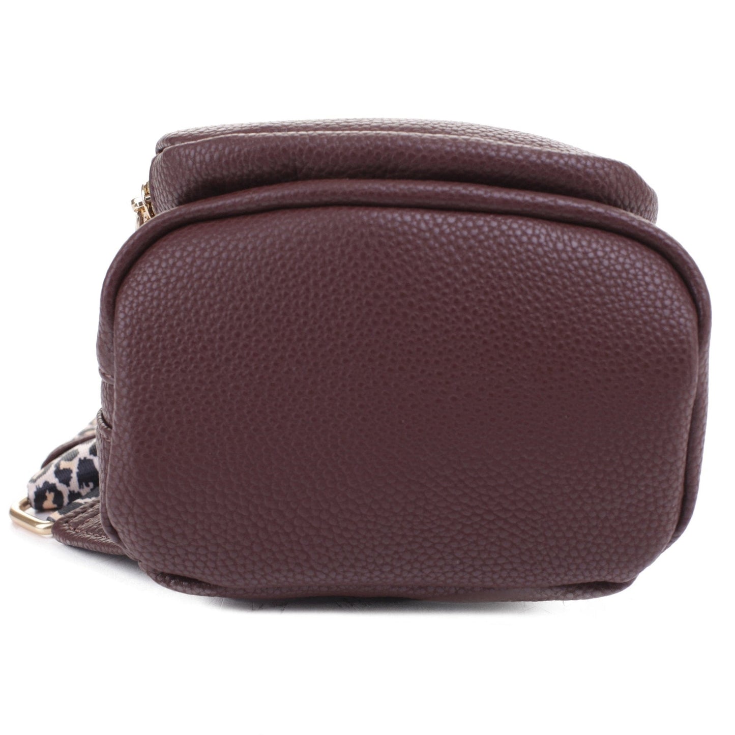 Erica Leopard Strap Sling Bag