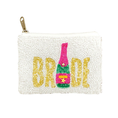 Champagne Bride Coin Purse