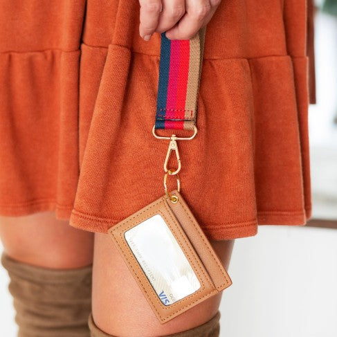 Bright Stripe Wristlet Strap