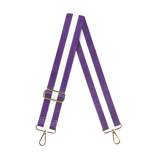 Purple Stripe Crossbody Strap