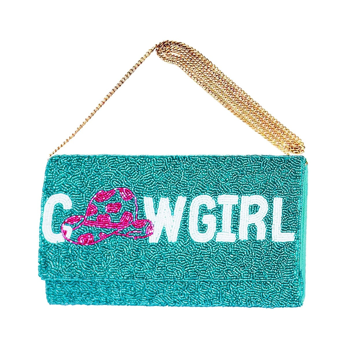 Cowgirl Beaded Clutch