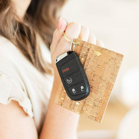 Cork Wallet Keychain