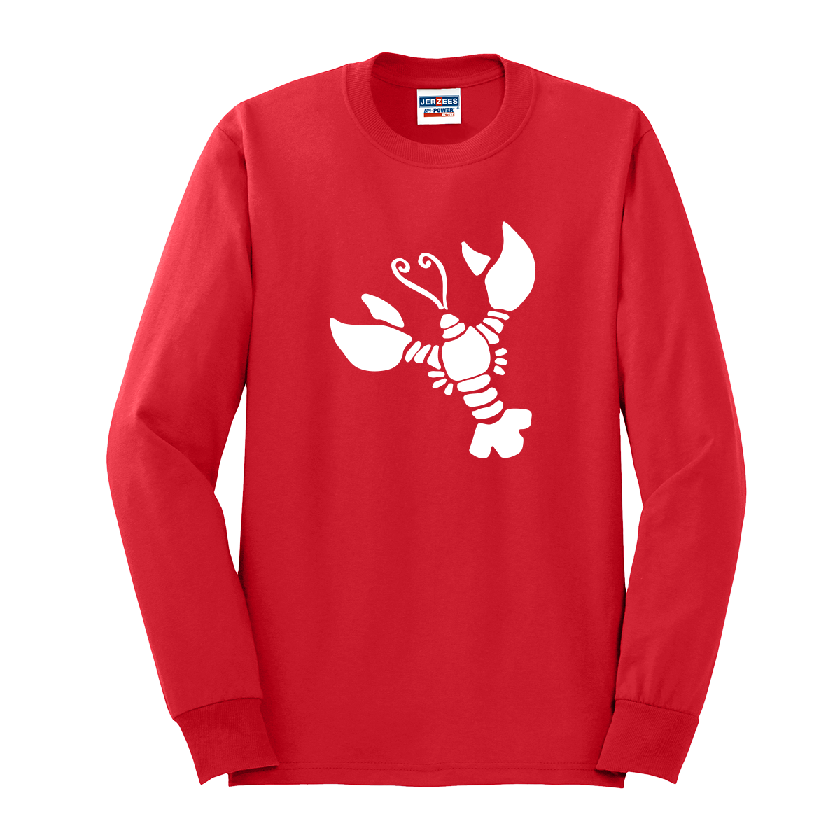 White Lobster Long Sleeve Shirt