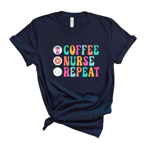 Coffee, Nurse, Repeat T-Shirt