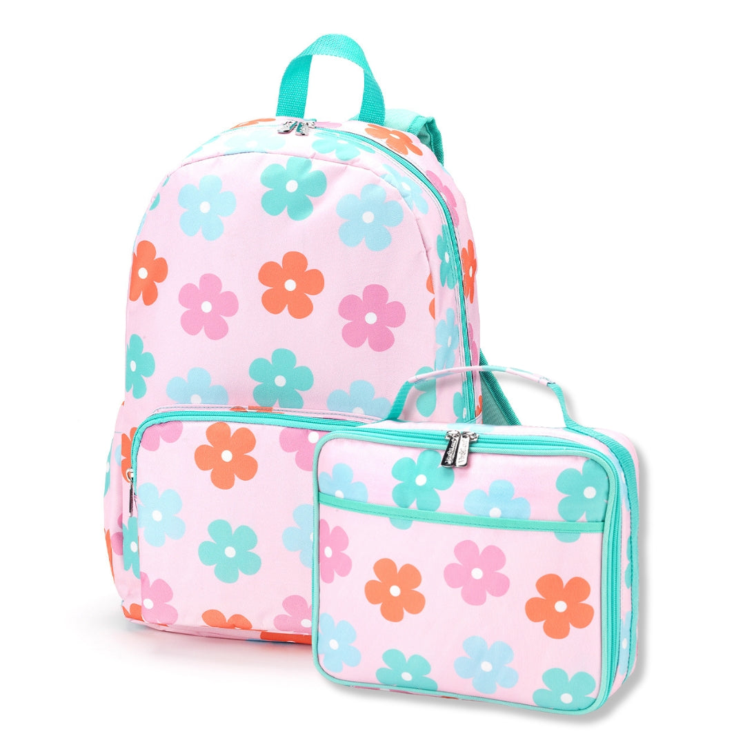 Personalized Kids Matching Daisy Backpack and Lunchbox