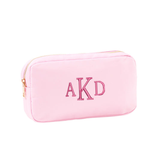 Personalized Pink Accessory Bag