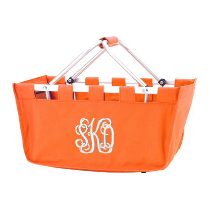 Personalized Orange Market Tote