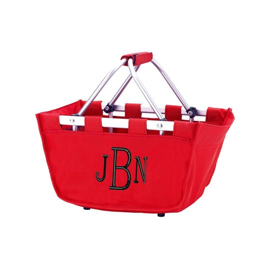 Personalized Mini Red Market Tote