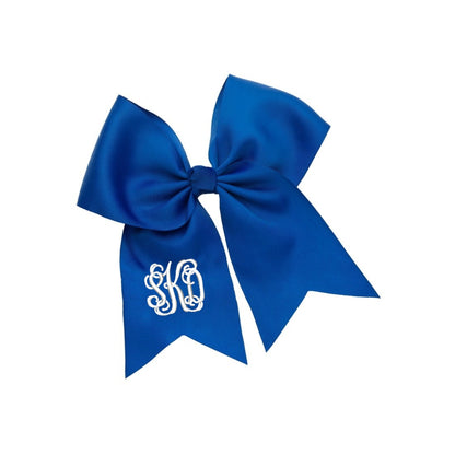 Personalized Royal Blue Hair Bow