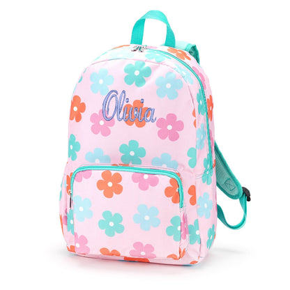 Personalized Kids Matching Daisy Backpack and Lunchbox