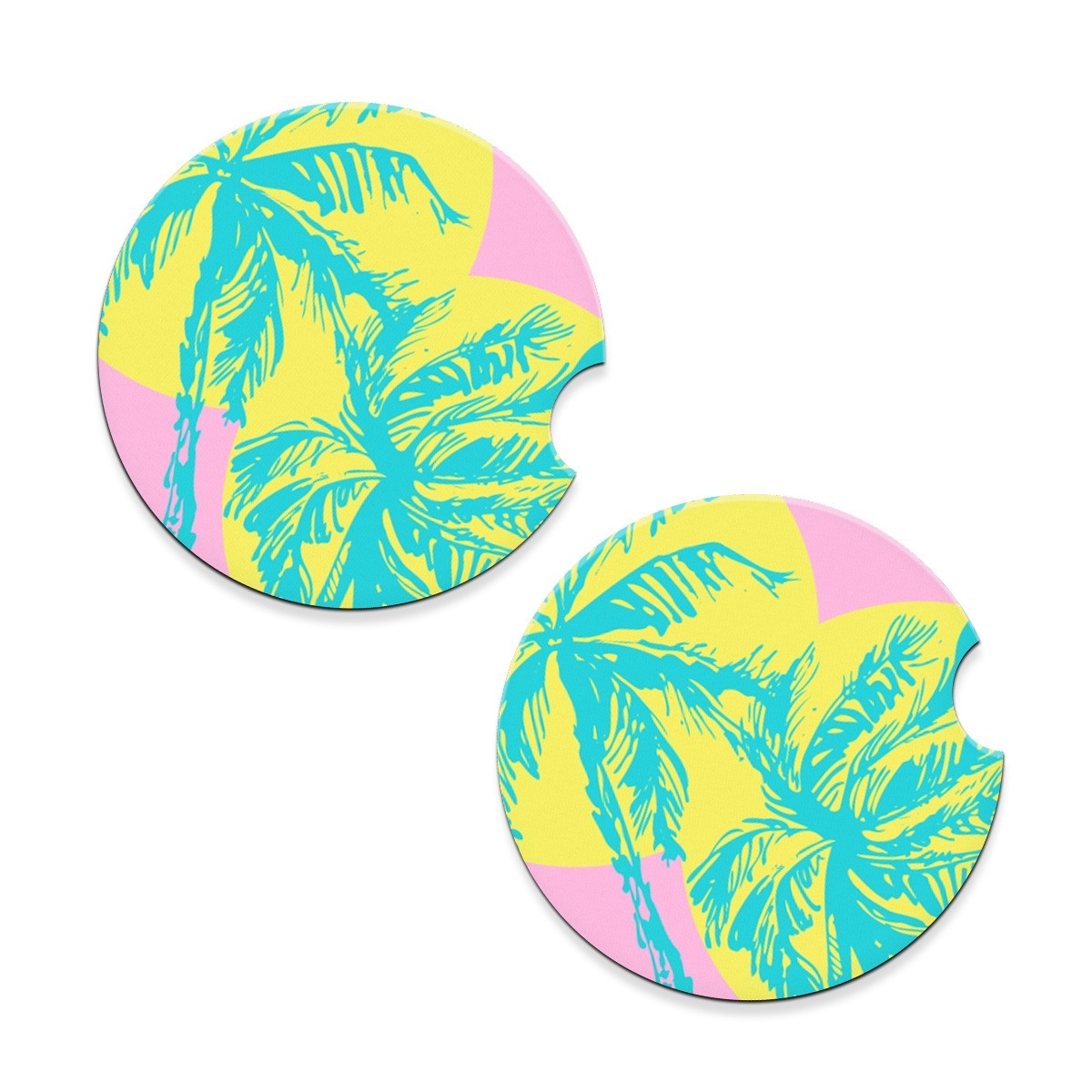 Islands In The Sun Car Coaster Set