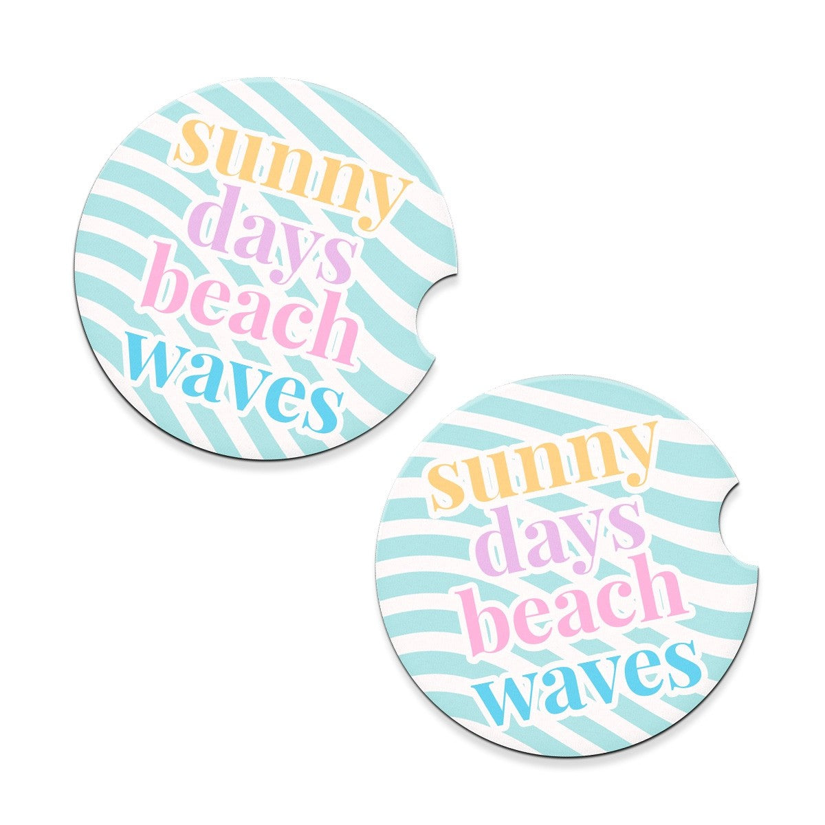 Sunny Days Car Coaster Set