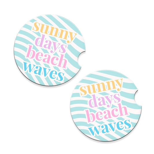 Sunny Days Car Coaster Set