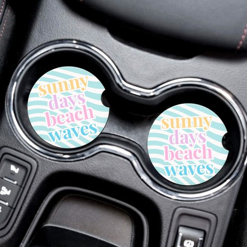 Sunny Days Car Coaster Set