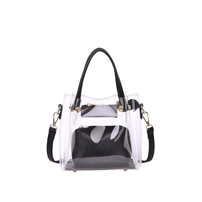 Transparent Clear Mini Tote/Crossbody