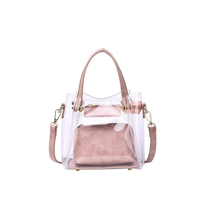 Transparent Clear Mini Tote/Crossbody