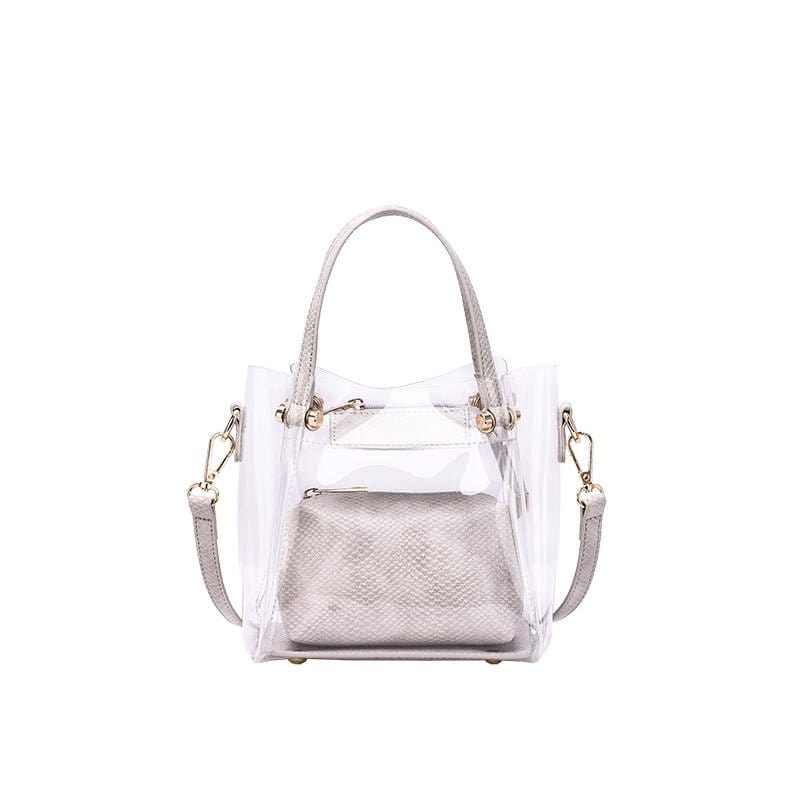 Transparent Clear Mini Tote/Crossbody