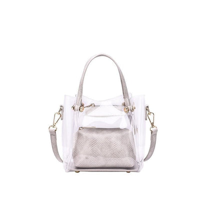 Transparent Clear Mini Tote/Crossbody