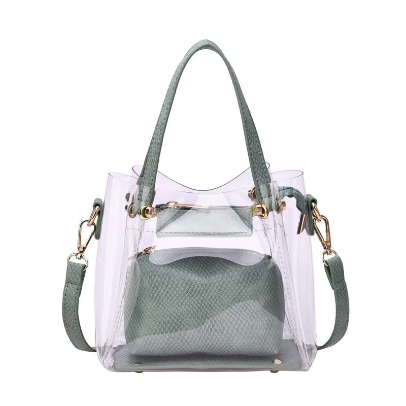 Transparent Clear Mini Tote/Crossbody