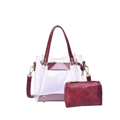 Transparent Clear Mini Tote/Crossbody