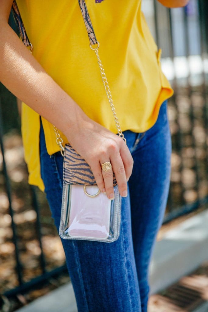 Transparent Clear Cell Phone Holder/Crossbody