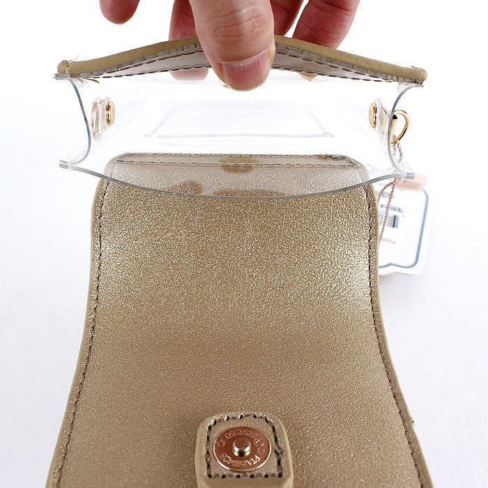 Transparent Clear Cell Phone Holder/Crossbody