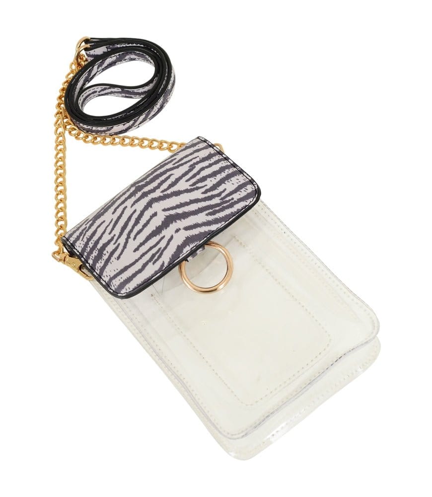 Transparent Clear Cell Phone Holder/Crossbody