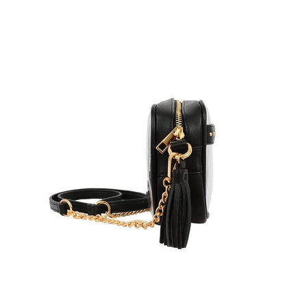 Clear Crossbody With Tassel With Chain Strap