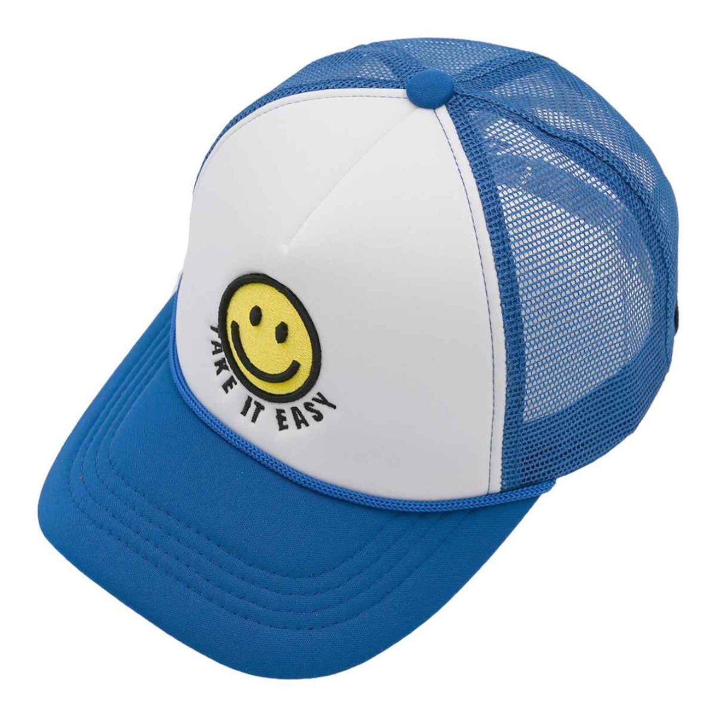 Take It Easy Smiley Face Trucker Cap