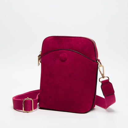 Tasia Mini Vegan Suede Crossbody Bag