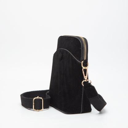 Tasia Mini Vegan Suede Crossbody Bag