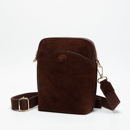 Tasia Mini Vegan Suede Crossbody Bag