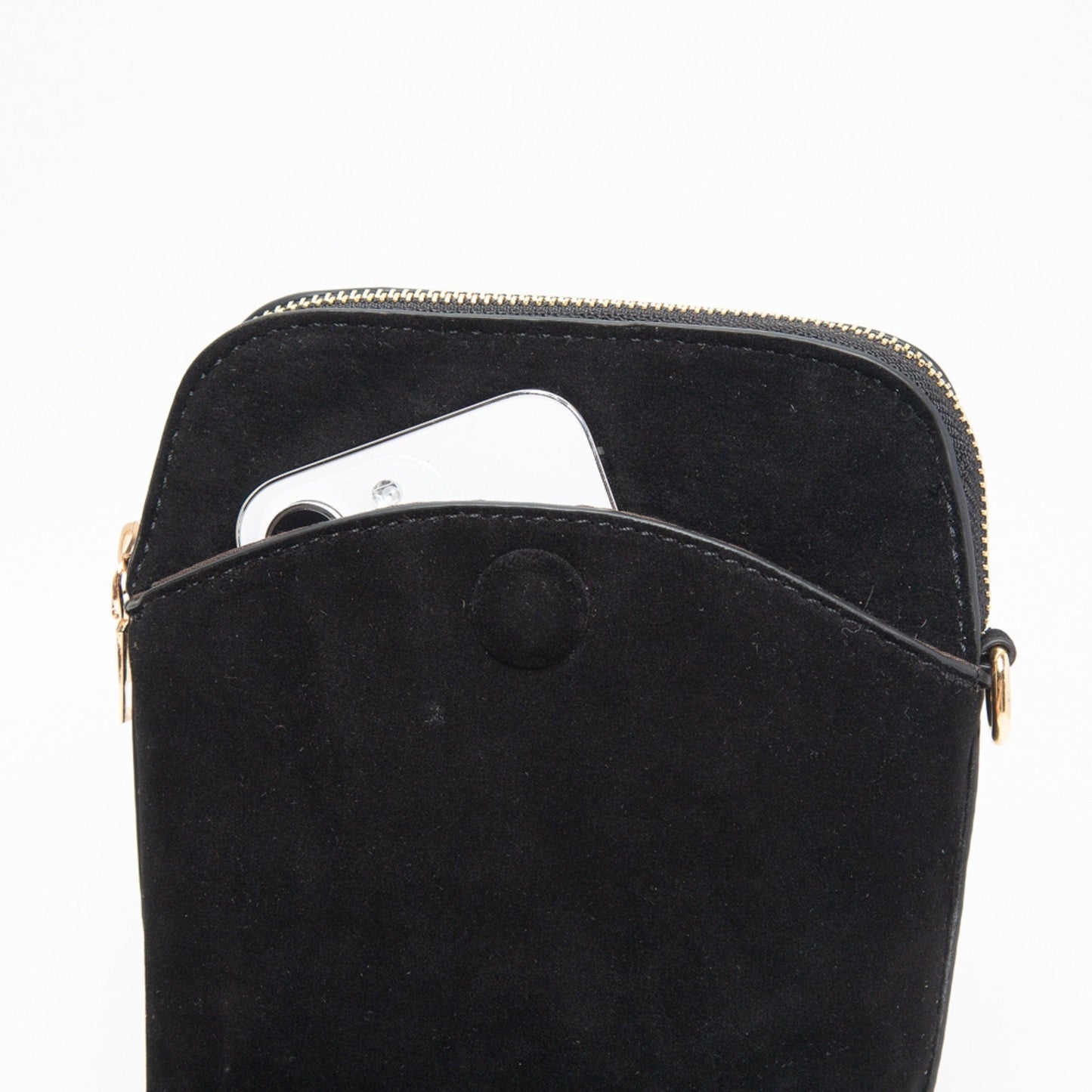 Tasia Mini Vegan Suede Crossbody Bag