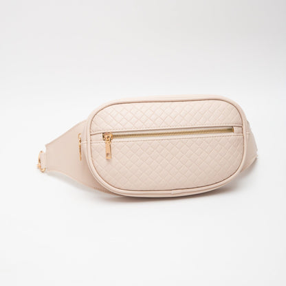 April Quilted Leather Sling Bag/Fanny Pack