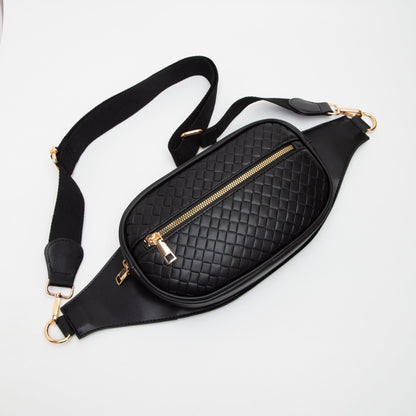 April Quilted Leather Sling Bag/Fanny Pack