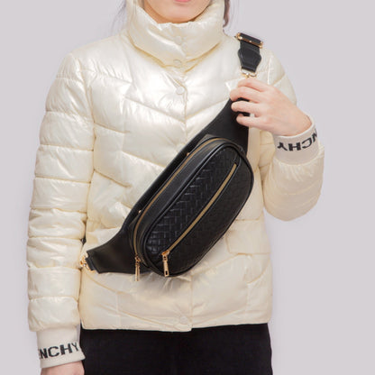 April Quilted Leather Sling Bag/Fanny Pack