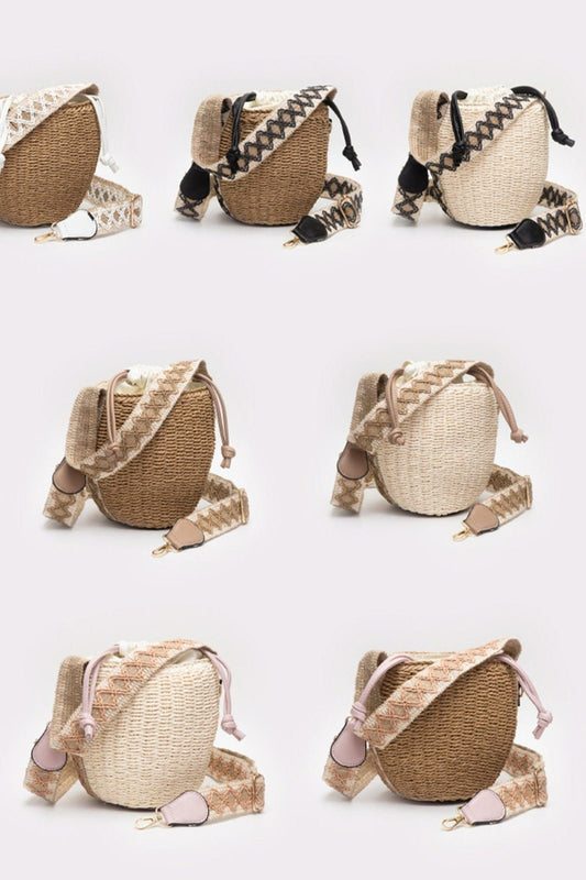 Shaina Rattan Bucket Bag