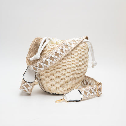 Shaina Rattan Bucket Bag