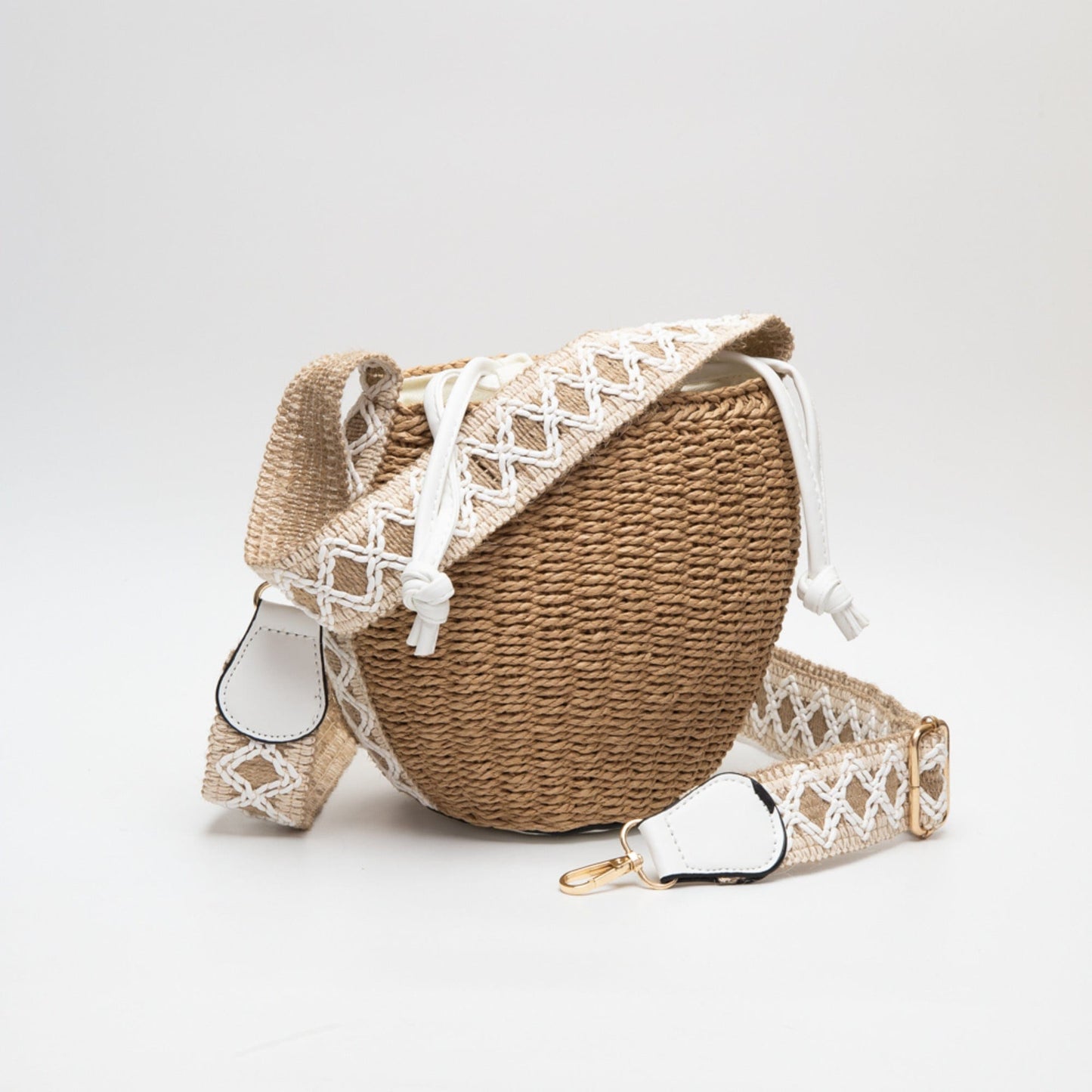 Shaina Rattan Bucket Bag