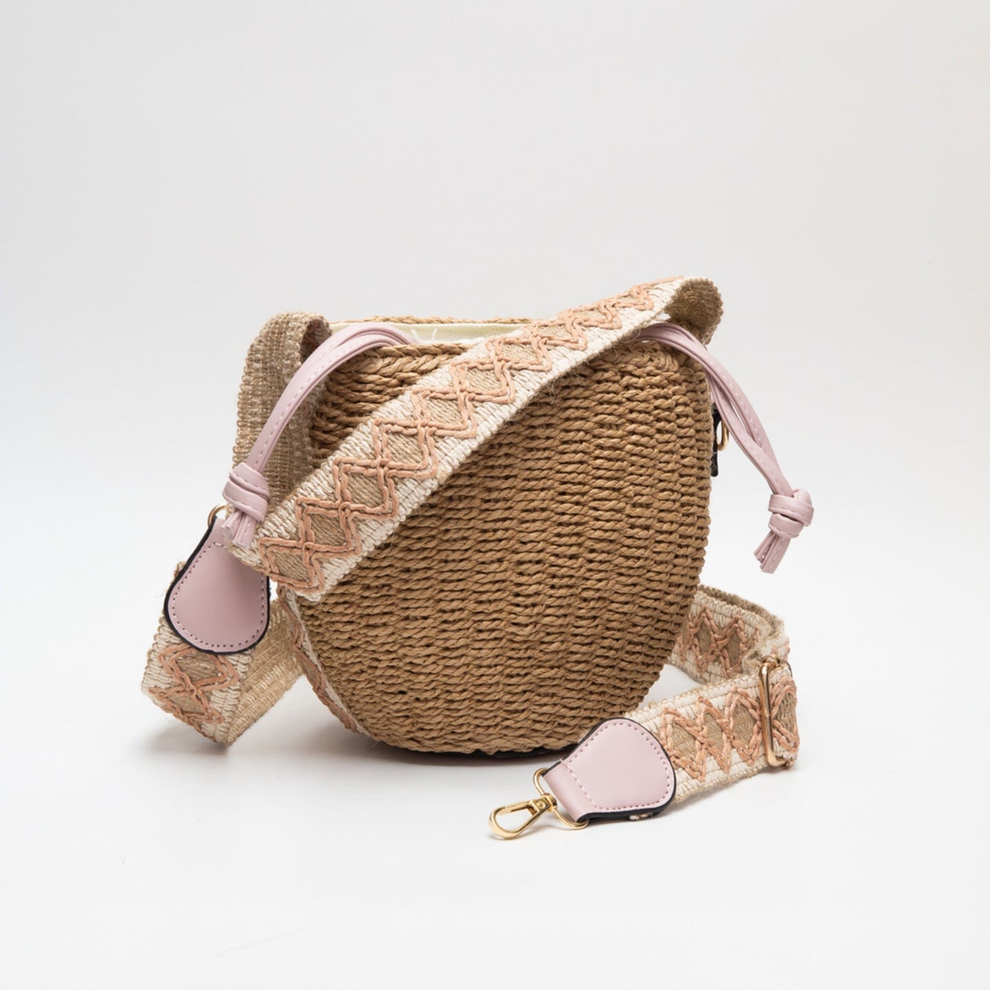 Shaina Rattan Bucket Bag