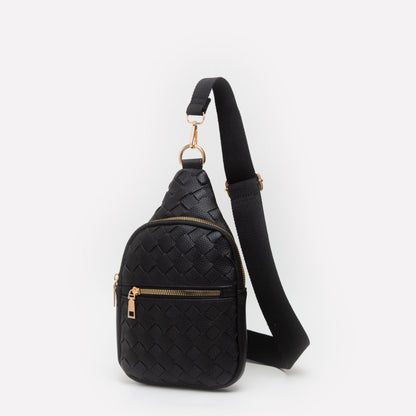 Tallie Woven Sling Bag