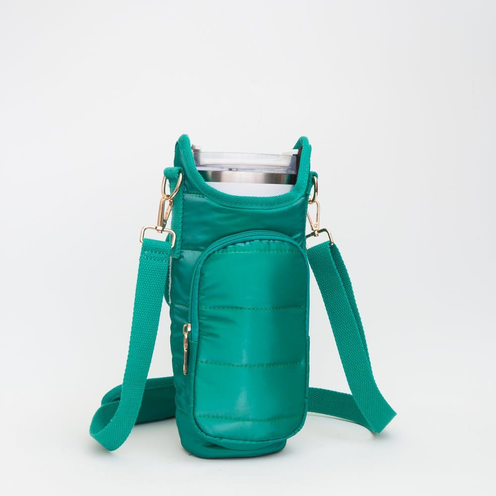 Puffer Tumbler Cup Holder Crossbody Bag