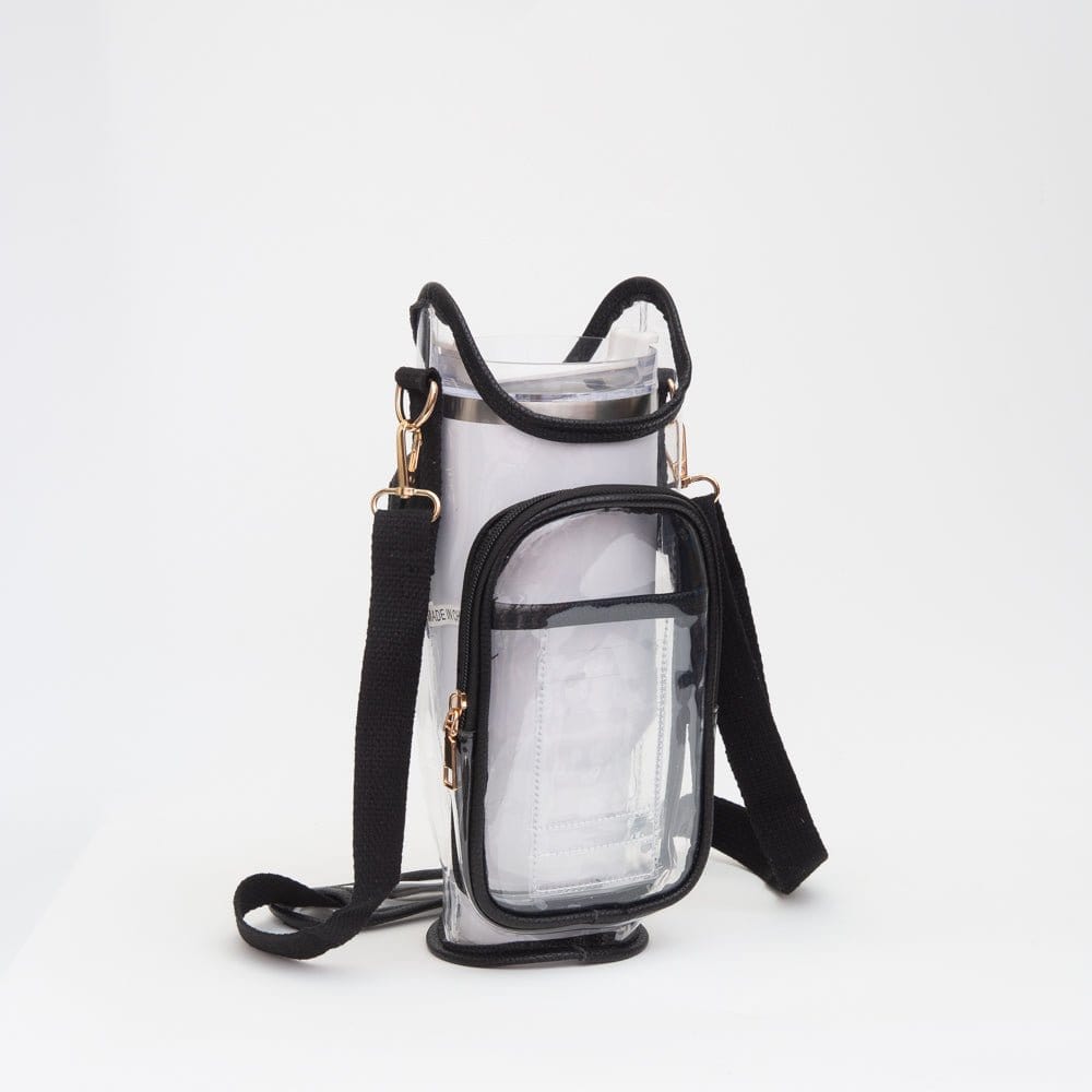 Clear Gameday/Stadium Tumbler Holder Crossbody