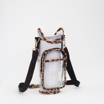 Clear Gameday/Stadium Tumbler Holder Crossbody