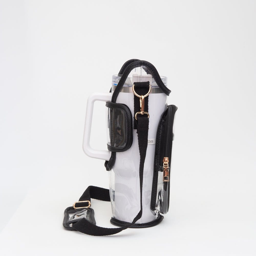 Clear Gameday/Stadium Tumbler Holder Crossbody